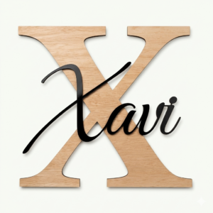 2D naambord hoofdletter