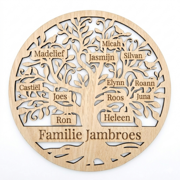 Familieboom gepersonaliseerd